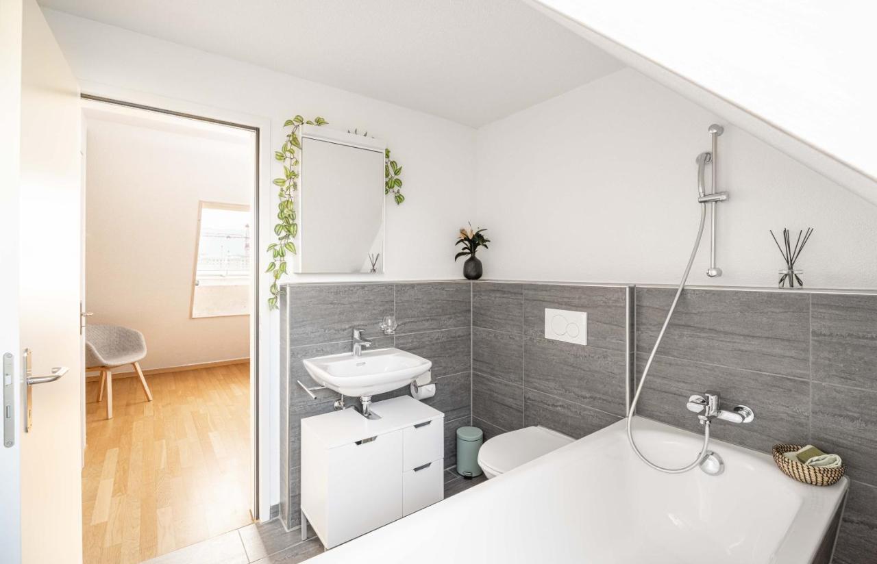 Modern 3Bdr Duplex With Skyroof In Trendy Zurich West Apartman Kültér fotó